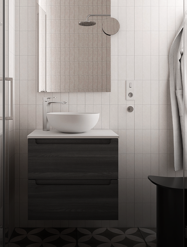 Imagen de ejemplo de muebles de baño de la sección de baños de Grupo Doncel