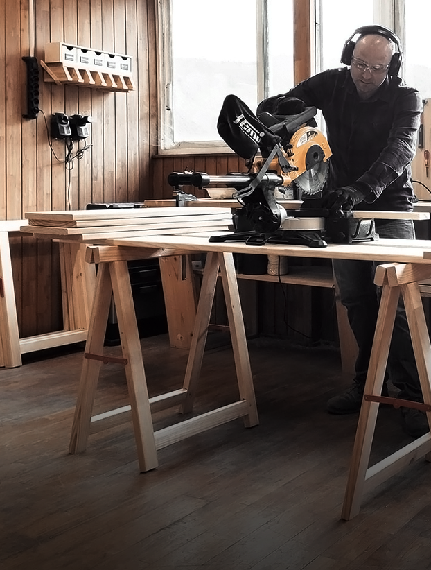 Imagen de ejemplo de tableros de madera de la sección de decoración de Grupo Doncel.