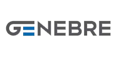 Logotipo de Genebre una de las marcas de Grupo Doncel.