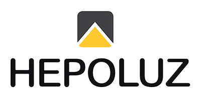 Logotipo de Hepoluz una de las marcas de Grupo Doncel.